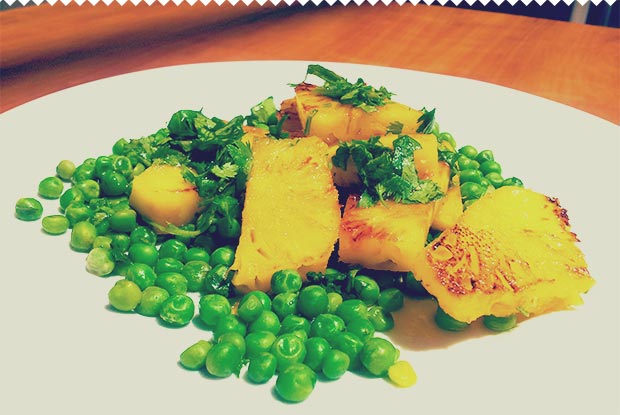 PINEAPPLE & PEA SALAD