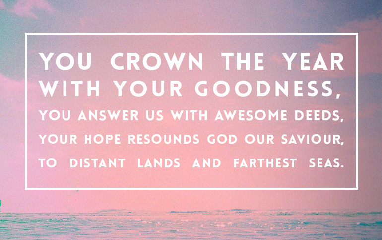 You CROWN THE YEAR