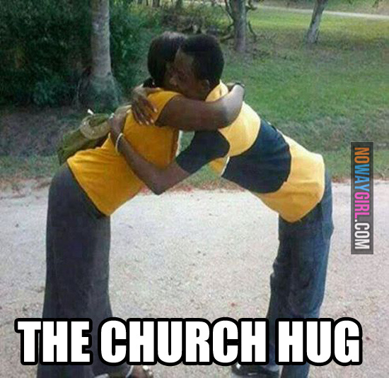 church hug