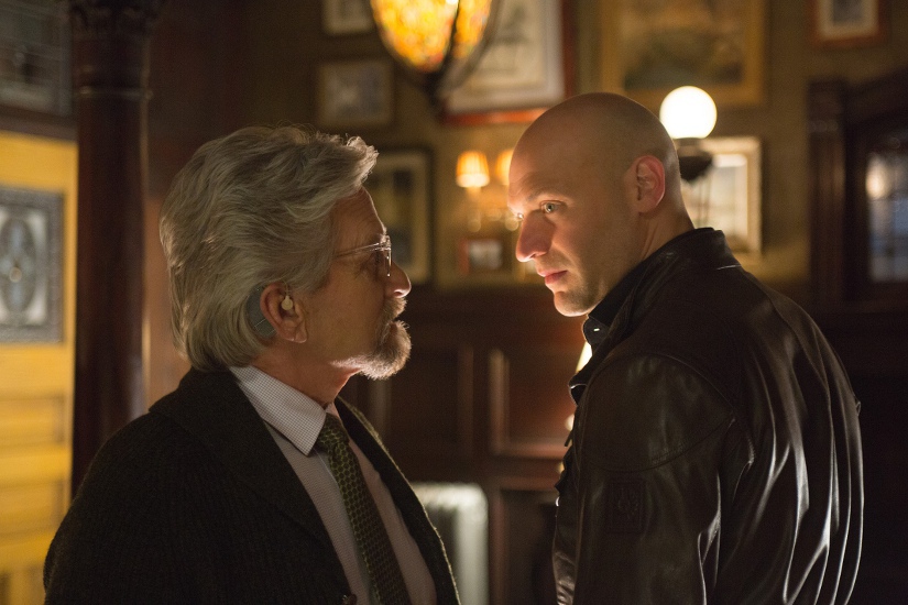 Hank Pym faces off with Darren Cross