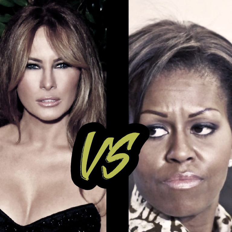 Mrs Trump vs Mrs Obama