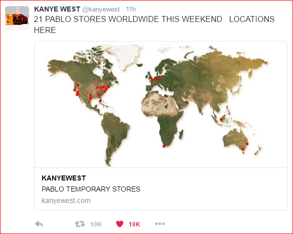 Kanye Tweet