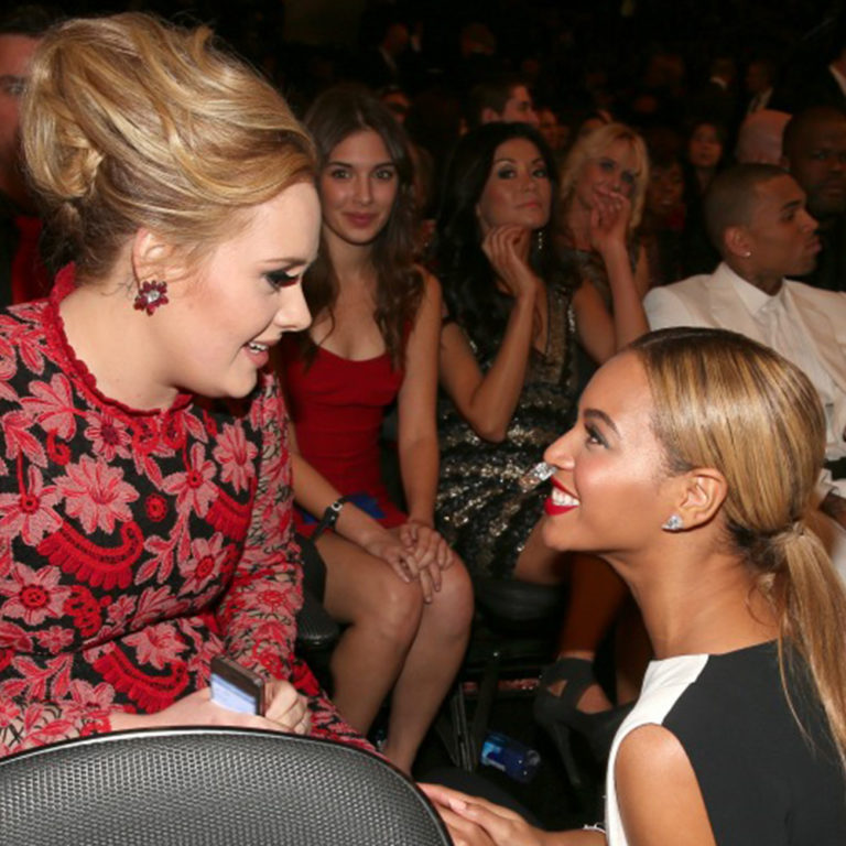 Find someone who looks at you the way Adele looks at Beyonce